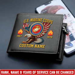 US Marine Corps, E 6 Marines Staff Sergeant - Man Wallet