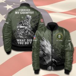 US Army, E 3 Army Private First Class - Bomber Jacket