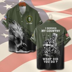 US Army, E 3 Army Private First Class - Short Sleeve Button Shirt