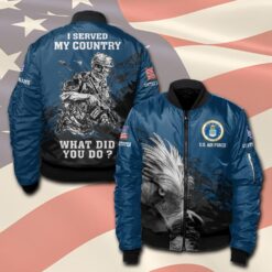US Air Force , Always Remember, Never Forget - Bomber Jacket