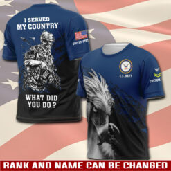 US Navy, E 8 Gold - T-Shirt