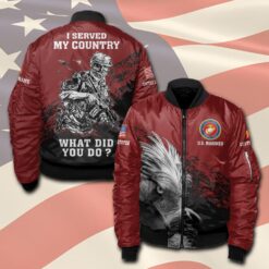US Marine Corps, Once A Marine, Always A Marine - Bomber Jacket