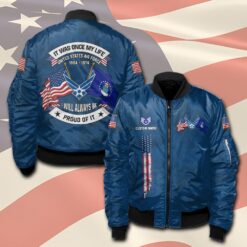 US Air Force , E 8 Air Force Senior Master Sergeant - Bomber Jacket