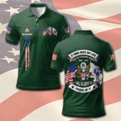 US Army, E 6 Army Specialist - Polo Shirt