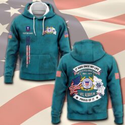 US Coast Guard, Honor, Duty, Service - Hoodie