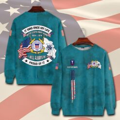 US Coast Guard, E 3 Blue - Sweatshirt