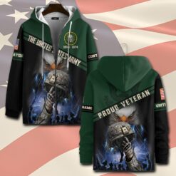 US Army, O 3 Army Captain - Zip Hoodie