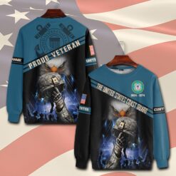 US Coast Guard, E 3 Blue - Sweatshirt