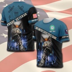 US Coast Guard, E 3 Blue - T-Shirt