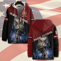 US Marine Corps, E 2 Marines Private First Class - Zip Hoodie