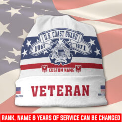 US Coast Guard, Once A Coastie, Always A Coastie - Full-Printed Beanie Hat