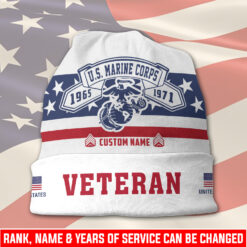 US Marine Corps, E 9 Marines Sergeant Major - Full-Printed Beanie Hat