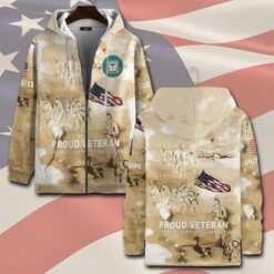 US Coast Guard, Proud To Have Served - Zip Hoodie