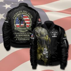 US Army, E 5 Army Sergeant - Bomber Jacket