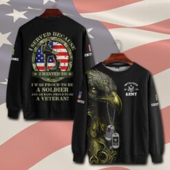 US Army, E 8 Army Master Sergeant - Sweatshirt