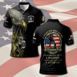 US Army, E 8 Army First Sergeant - Polo Shirt