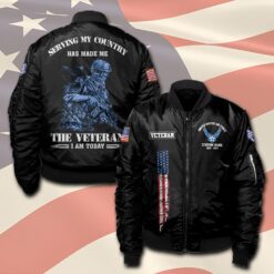 US Air Force , Freedom Over Fear - Bomber Jacket