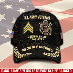 US Army, E 6 Army Staff Sergeant - Classic Cap