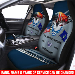US Air Force , E 5 Air Force Staff Sergeant - Car Seat Covers