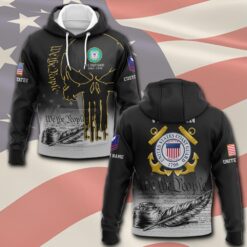 US Coast Guard, Land Of The Free, Because Of The Brave - Hoodie