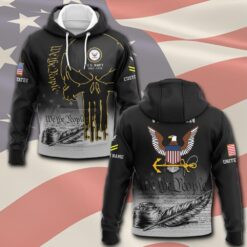 US Navy, E 7 Gold - Hoodie