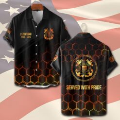 US Coast Guard, All Gave Some, Some Gave All - Short Sleeve Button Shirt