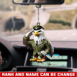 US Army, Once A Soldier, Always A Soldier - Car Ornament Pack 1