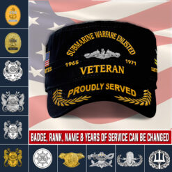 Navy Badge, E 4 Gold - Military Cap