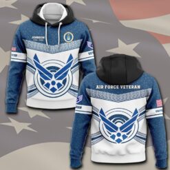 US Air Force , Service Before Self - Hoodie