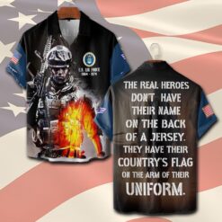 US Air Force , Served With Pride - Short Sleeve Button Shirt