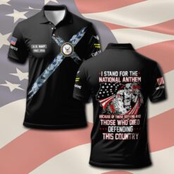 US Navy, E 6 Gold - Polo Shirt