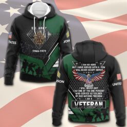 US Army, Land Of The Free, Because Of The Brave - Hoodie