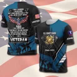 US Coast Guard, E 6 Red - T-Shirt