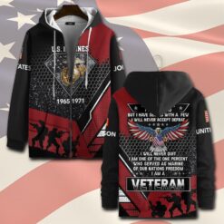 US Marine Corps, E 4 Marines Corporal - Zip Hoodie