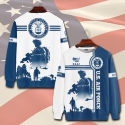 US Air Force , American By Birth, Veteran By Choice - Sweatshirt