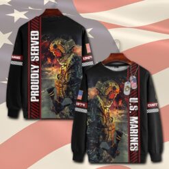 US Marine Corps, No One Fights Alone - Sweatshirt