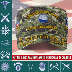 Coast Guard Rating, Freedom Isn't Free - Military Cap