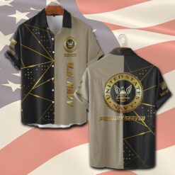 US Navy, Remember - Honor - Respect - Short Sleeve Button Shirt