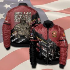 US Marine Corps, Honor, Duty, Service - Bomber Jacket