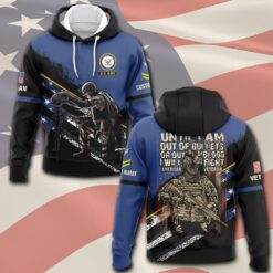 US Navy, E 8 Gold - Hoodie