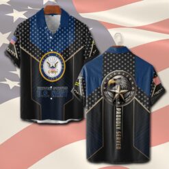 US Navy, Proud To Have Served - Short Sleeve Button Shirt