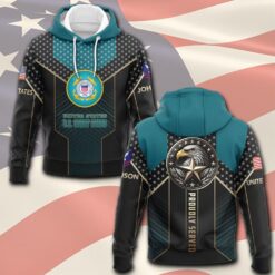 US Coast Guard, American By Birth, Veteran By Choice - Hoodie