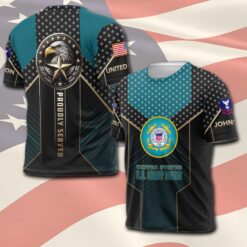 US Coast Guard, E 3 Red - T-Shirt