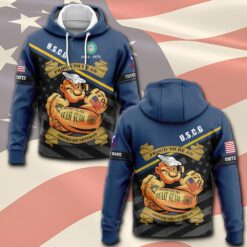 US Coast Guard, Honor, Duty, Service - Hoodie