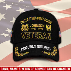 US Coast Guard, E 7 Gold - Classic Cap