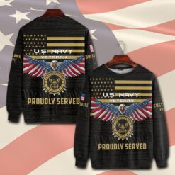 US Navy, E 8 Gold - Sweatshirt