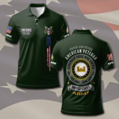 Army Branch, O 3 Army Captain - Polo Shirt