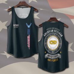 Air Force Badge, Life And Pride - Tank-Top