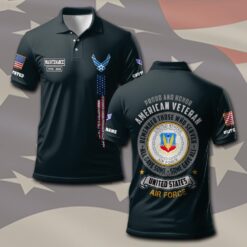 Air Force Command, American By Birth, Veteran By Choice - Polo Shirt