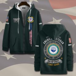 Coast Guard Rating, Honoring All Who Served - Zip Hoodie